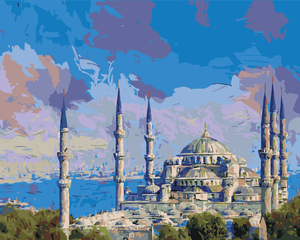 Goblen cu diamante - MOSCHEEA SULTAN AHMED