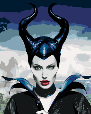 Goblen cu diamante - MALEFICENT - PORTRET MALEFIC