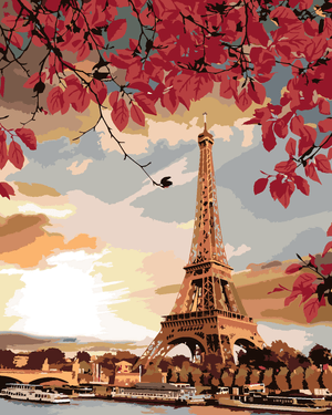 Goblen cu diamante - TOAMNA ÎN PARIS