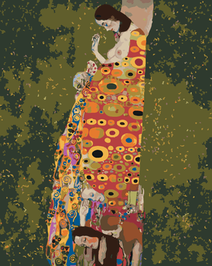Goblen cu diamante - SPERANȚĂ II (G. KLIMT)
