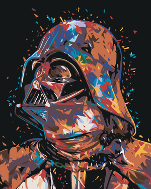 Goblen cu diamante - DARTH VADER ABSTRACT