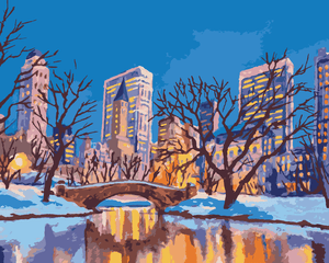 Goblen cu diamante - PARCUL CENTRAL DIN NEW YORK II