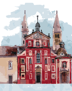 Goblen cu diamante - BASILICA SF. GEORGE DIN PRAGA