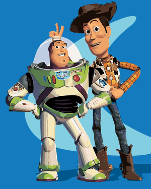Goblen cu diamante - WOODY ȘI BUZZ (POVESTEA JUCĂRIILOR)