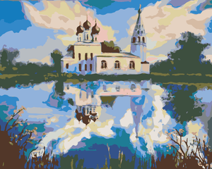 Goblen cu diamante - BISERICA DE LÂNGĂ LAC