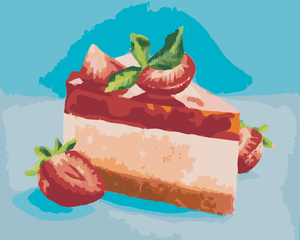 Goblen cu diamante - CHEESECAKE CU CĂPȘUNI (MYROSLAVA ...