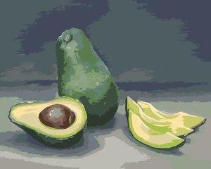 Goblen cu diamante - AVOCADO 3 (MYROSLAVA VOLOSCHUK)