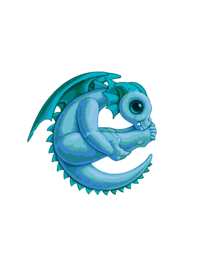 Goblen cu diamante - DRAGON ÎN FORMĂ DE E (SUE ELLEN B...