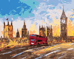 Goblen cu diamante - LONDRA LA DEGETUL MIC II