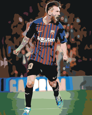 Goblen cu diamante - LIONEL MESSI