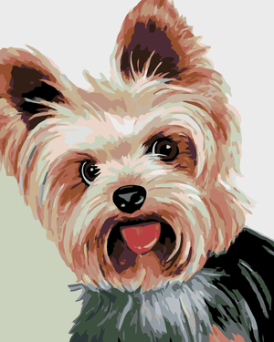 Goblen cu diamante - CÂINE YORKIE II
