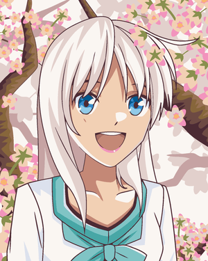 Goblen cu diamante - FATĂ ANIME ÎNTR-UN COPAC