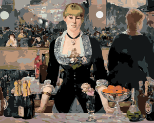 Goblen cu diamante - BAR DIN FOLIES-BERGERE (ÉDOUARD M...