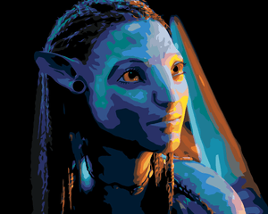 Goblen cu diamante - NEYTIRI PRIVIND ÎN LUMINĂ (Avatar)