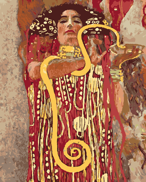 Goblen cu diamante - HYGEIA (G. KLIMT)