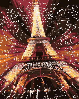 Goblen cu diamante - LUMINILE TURNULUI EIFFEL