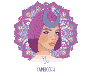 Goblen cu diamante - CAPRICON, ZODIE