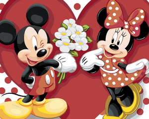 Goblen cu diamante - Pictură după numere - MICKEY MOUS...