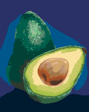 Goblen cu diamante - AVOCADO 2 (MYROSLAVA VOLOSCHUK)