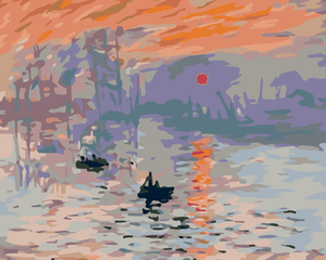 Goblen cu diamante - RĂSĂRIT (C. MONET)