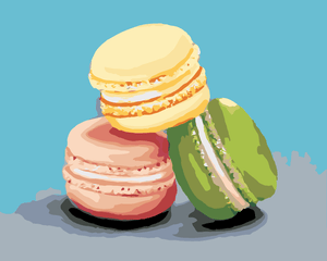 Goblen cu diamante - MACAROANE COLORATE (MYROSLAVA VOL...