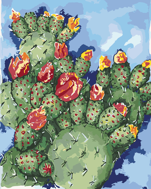 Goblen cu diamante - CACTUȘI (ALEXANDRIA GILBERT)