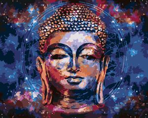 Goblen cu diamante - BUDDHA PRINTRE STELE II