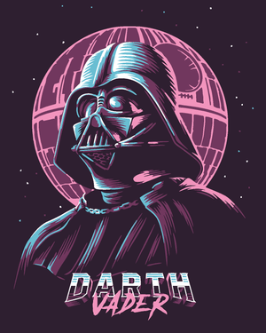 Goblen cu diamante - DARTH VADER ÎN FAȚA STELEI MORȚII