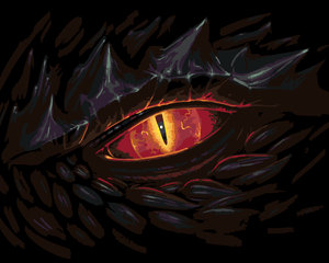 Goblen cu diamante - OCHIUL UNUI DRAGON
