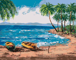 Goblen cu diamante - PARADIS TROPICAL