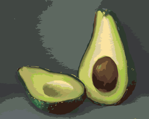 Goblen cu diamante - AVOCADO 4 (MYROSLAVA VOLOSCHUK)