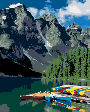 Goblen cu diamante - MUNȚI (DENNIS FRATES)