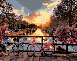 Goblen cu diamante - BICICLETE ÎN OLANDA