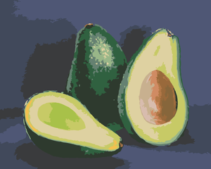 Goblen cu diamante - AVOCADO 5 (MYROSLAVA VOLOSCHUK)