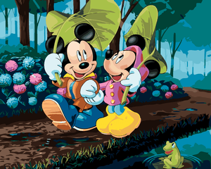 Goblen cu diamante - Pictură după numere - MICKEY MOUS...