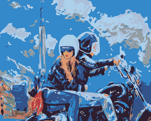 Goblen cu diamante - CĂLĂTORIE CU MOTOCICLETA
