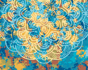 Goblen cu diamante - MANDALA ABSTRACTĂ
