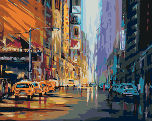 Goblen cu diamante - VIAȚA DE NOAPTE DIN NEW YORK