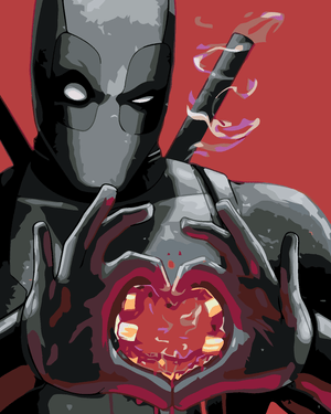 Goblen cu diamante - Pictură după numere - DEADPOOL ȘI...