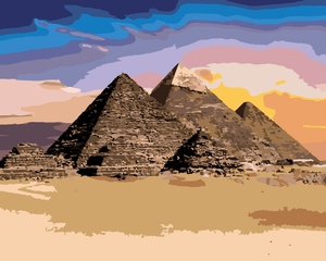 Goblen cu diamante - PIRAMIDELE EGIPTENE
