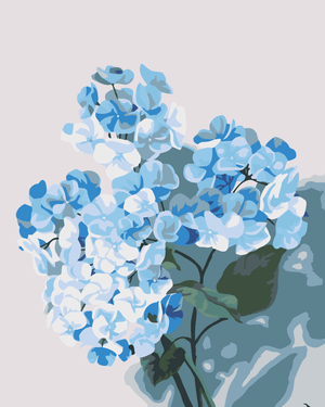 Goblen cu diamante - HORTENSIE 1 (MYROSLAVA VOLOSCHUK)