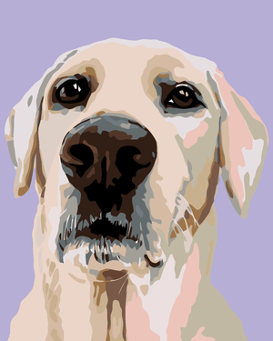 Goblen cu diamante - CÂINE LABRADOR