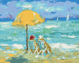 Goblen cu diamante - VACANȚĂ LA PLAJĂ