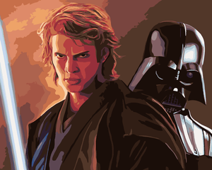 Goblen cu diamante - ANAKIN ȘI DARTH VADER