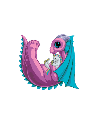 Goblen cu diamante - DRAGON ÎN FORMĂ DE U (SUE ELLEN B...