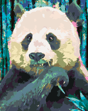 Goblen cu diamante - PANDA, CULORI VII