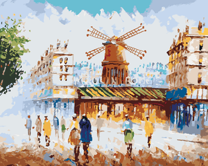 Goblen cu diamante - MOULIN ROUGE ÎN PARIS