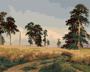 Goblen cu diamante - Secară (IVAN SHISHKIN)