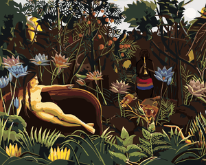 Goblen cu diamante - Visul (HENRI ROUSSEAU)