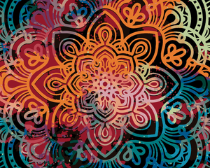 Goblen cu diamante - MANDALA LUMINATĂ